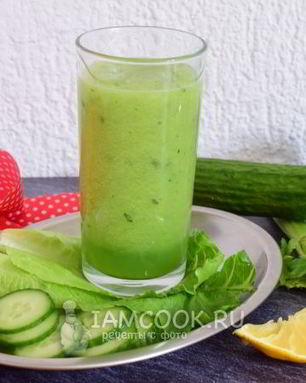 Смузи из огурцов и сельдерея