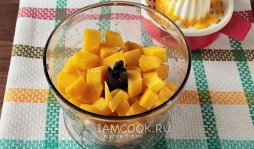 смузи из свежего манго и груши