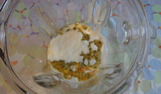 смузи маракуйя-банан-кокос