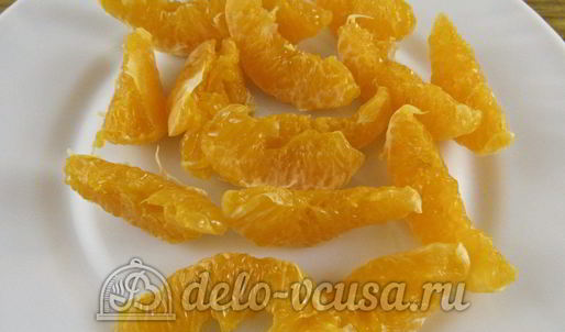 смузи на кефире с бананом и мандарином