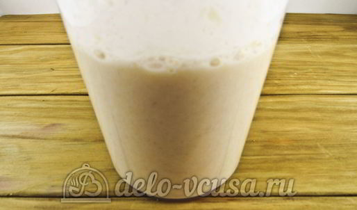 смузи на кефире с бананом и мандарином