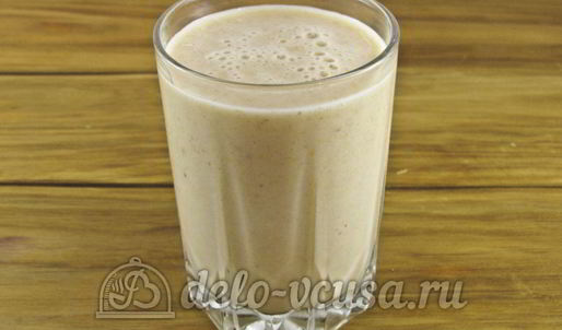 смузи на кефире с бананом и мандарином