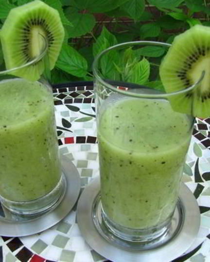 Рецепт смузей с апельсиновым соком и киви
