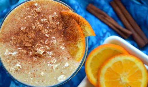 смузи с бананом и апельсином