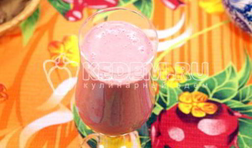 смузи с йогуртом и вишней