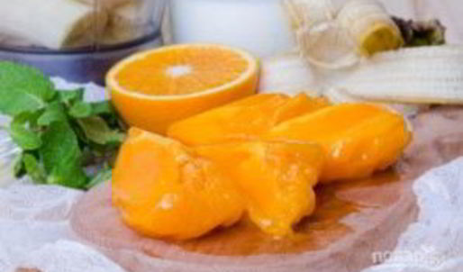 смузи с хурмой и бананом