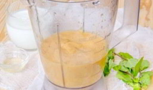 смузи с хурмой и бананом