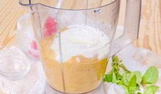 смузи с хурмой и бананом