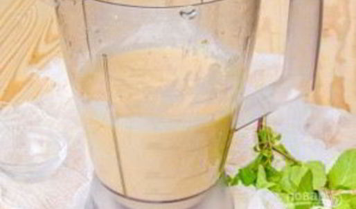 смузи с хурмой и бананом