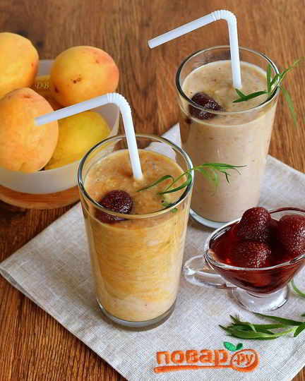 Рецепт смузей с тархуном и клубникой