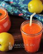 Смузи с яблоком, морковью и имбирем