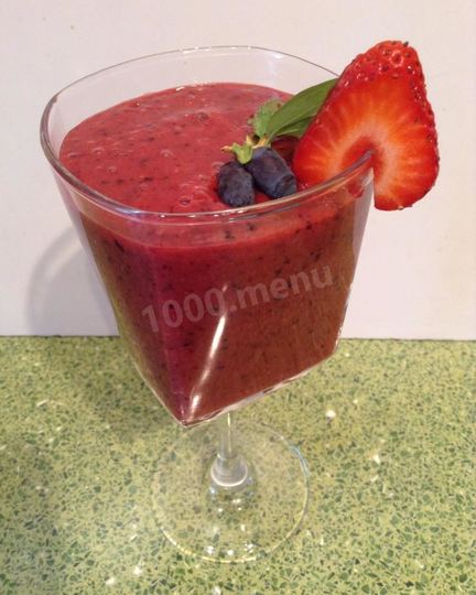 Рецепт смузей с жимолостью