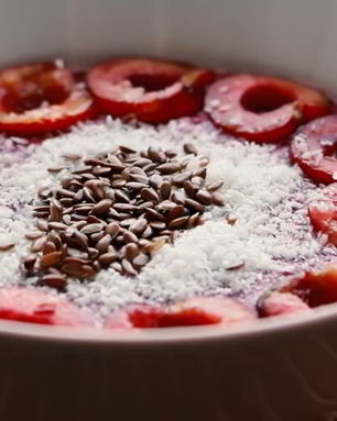 Смузи в тарелке