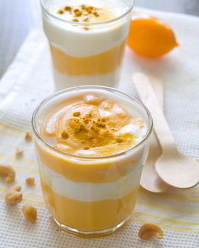 Тыквенный смузи с йогуртом