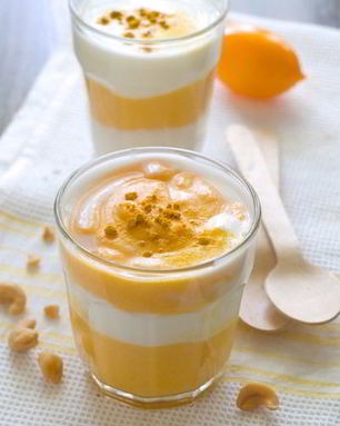 Тыквенный смузи с йогуртом