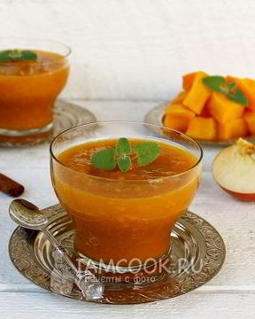 Тыквенный смузи с яблоками