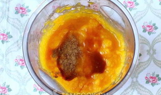 тыквенный смузи с яблоками