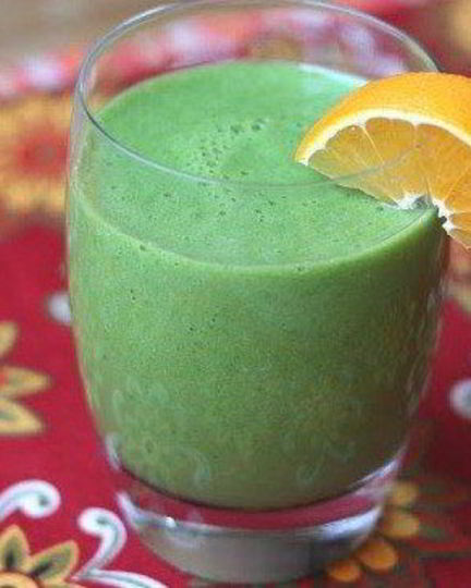 Рецепт зеленого смузи со шпинатом