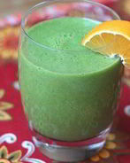 Зеленый смузи со шпинатом