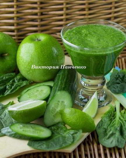 Рецепт зеленого смузи