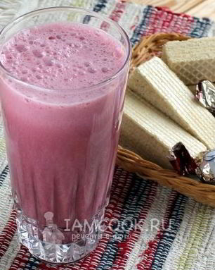 Соевый коктейль с ягодами