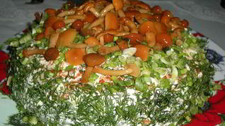 Постные салаты