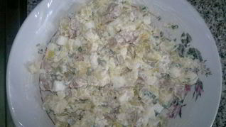 Салаты с кальмарами