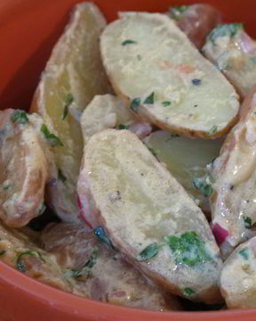 Французский картофельный салат