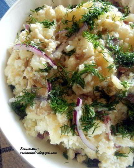 Рецепт итальянского кремового картофельного салата