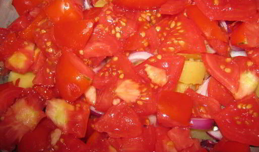 картофельный салат patates salatas