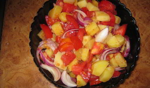 картофельный салат patates salatas