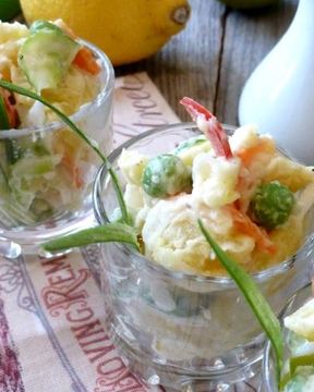 Картофельный салат по-японски — Потэ то сарада