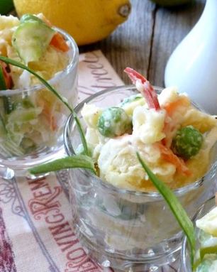 Картофельный салат по-японски — Потэ то сарада