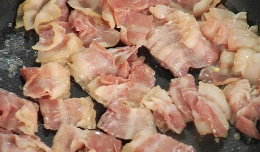 картофельный салат с беконом