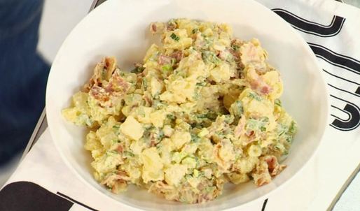 картофельный салат с беконом