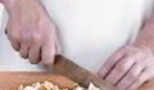 картофельный салат с креветками