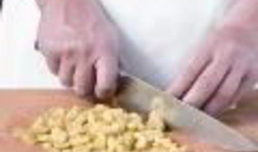 картофельный салат с креветками