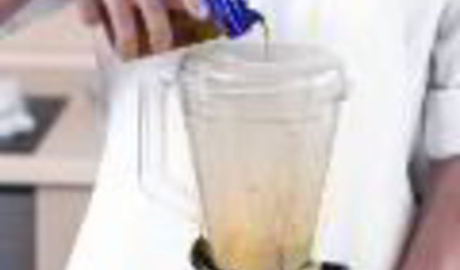 картофельный салат с креветками