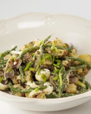 Картофельный салат с лимонно-горчичной заправкой