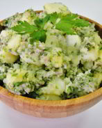 Картофельный салат с луком