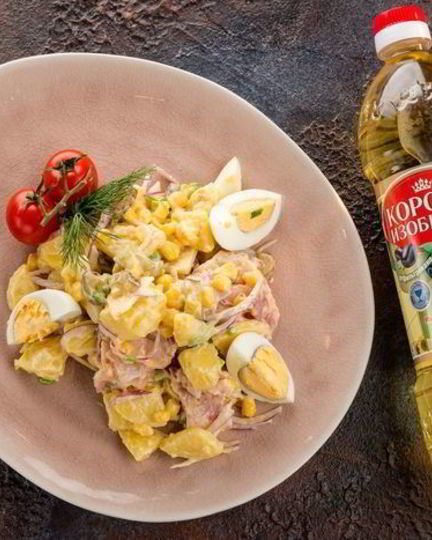 Рецепт немецкого картофельного салата с домашним майонезом