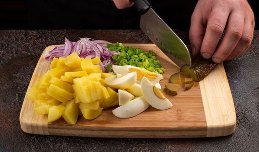 немецкий картофельный салат с домашним майонезом