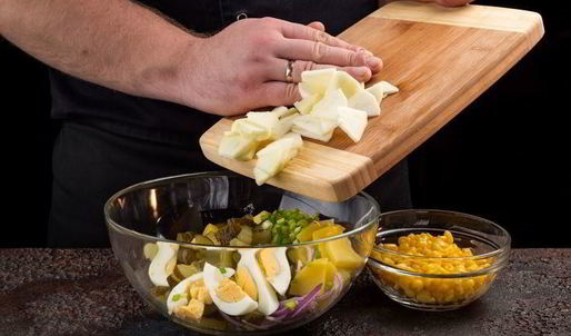 немецкий картофельный салат с домашним майонезом