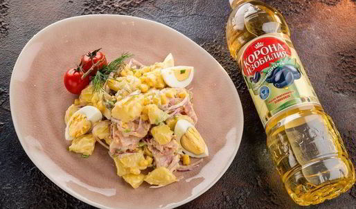 немецкий картофельный салат с домашним майонезом