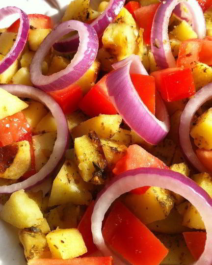 Рецепт простого картофельного салата