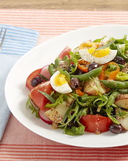 Рецепт салата из картофеля и яиц