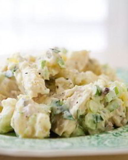 Рецепт салата картофельного под соусом по-татарски