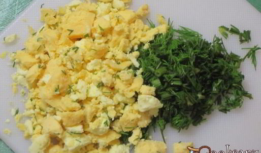салат картофельный с сельдью