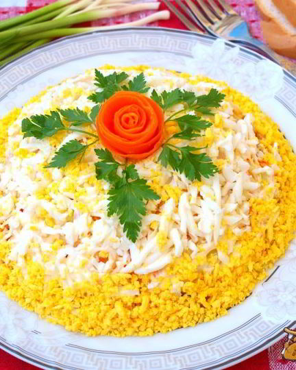 Рецепт салата с картофелем и курицей