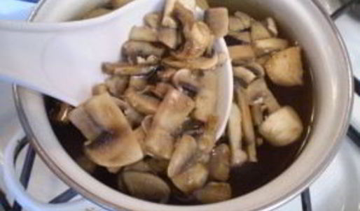 салат с картошкой и грибами